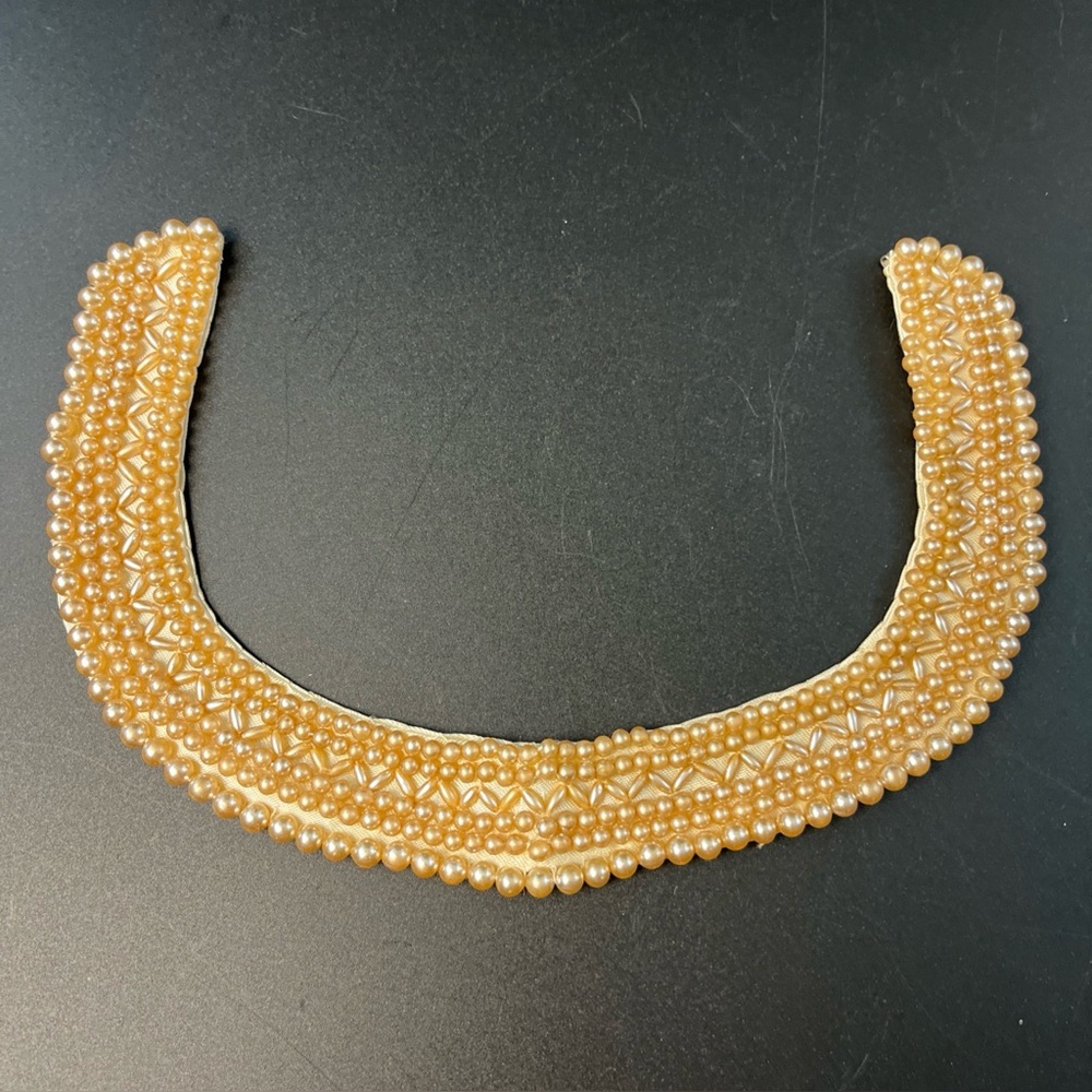 Elegant Beaded Collar Necklace